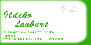 ildiko laubert business card